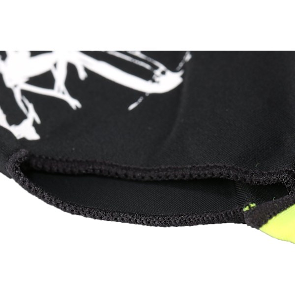 Elastisk Lycra 3 finger display billard skydehandske L dark yellow l