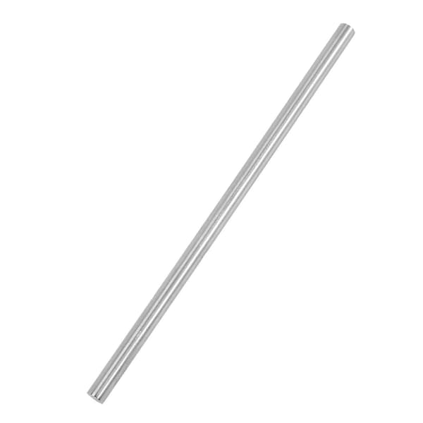 2st 8mm X 200mm Stål Rundstång Svarvverktyg Grå