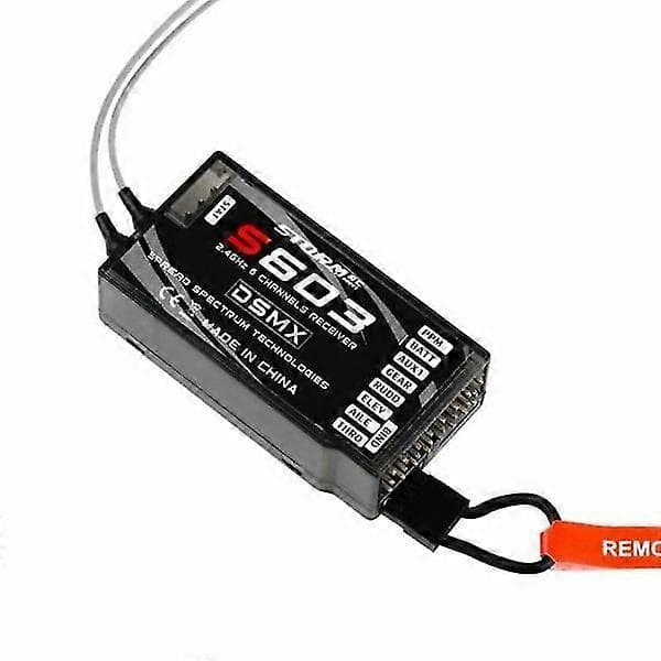 2.4G 6CH S603 RC-mottaker støttet JR Spektrum DSM-X DSM2-sender