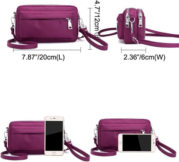 Mobiltelefon Skulderveske Dame Liten Messenger Bag