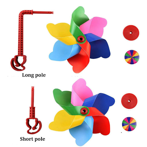 Barn Cykel Väderkvarn Tecknad Pinwheel 4 4