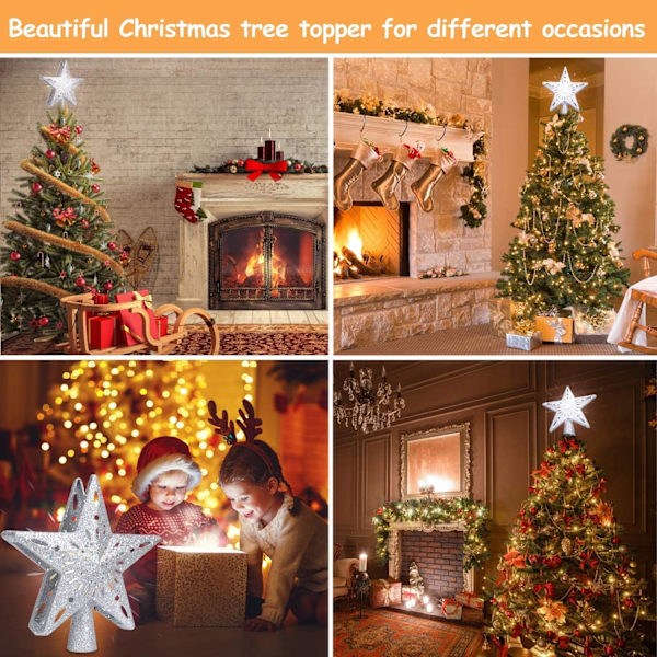 Star Christmas Tree, LED Snowflake Projector Lamp, Star Christmas