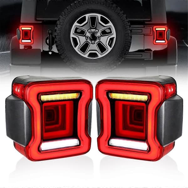 LED-baklykter Erstatningsbilbaklykter for Wrangler JK 2007-2017 Europeisk versjon