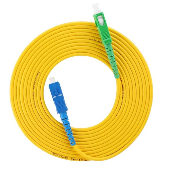 Fiber Jumper 20m Optisk Fiber Patchkabel Singelmodskabel Sc APC-Sc UPC