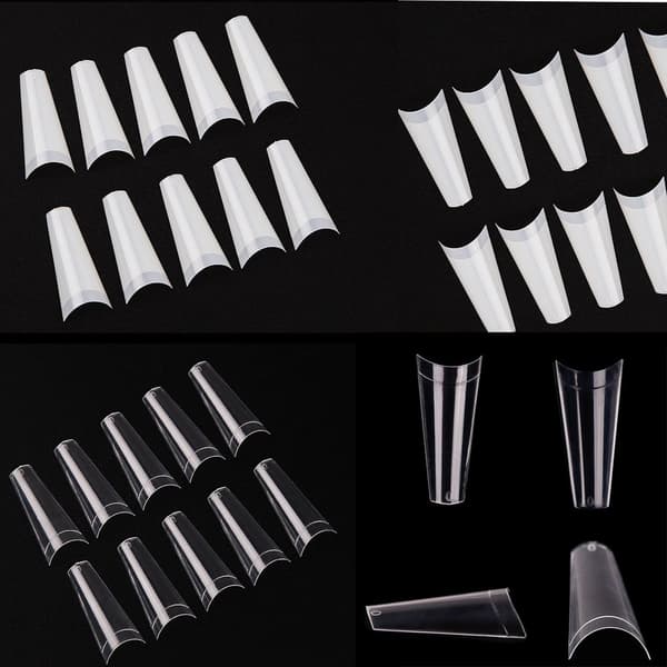 False Nails C Curve Nail Art Tips NATURLIG