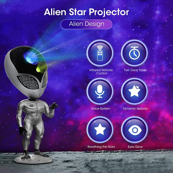 Alien Galaxy Stjerneprojektor, LED Stjernehimmel