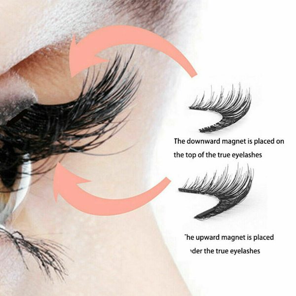 7 Par Mink Eyelashes Bulk Faux Natural Lashes Lösögonfransar KS078