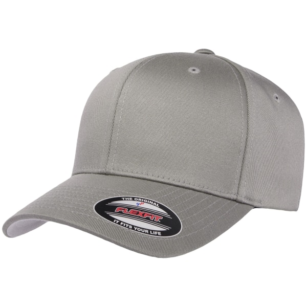 Flexfit Childrens/Kids Wooly Combed Cap  Grå Grey One Size