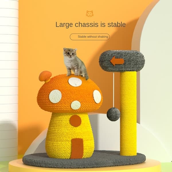 Svamphuskatt klätterställning Sisal Cat Scratching Board