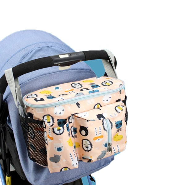 Søt hengende veske for baby Organizer for barnevogn Blue