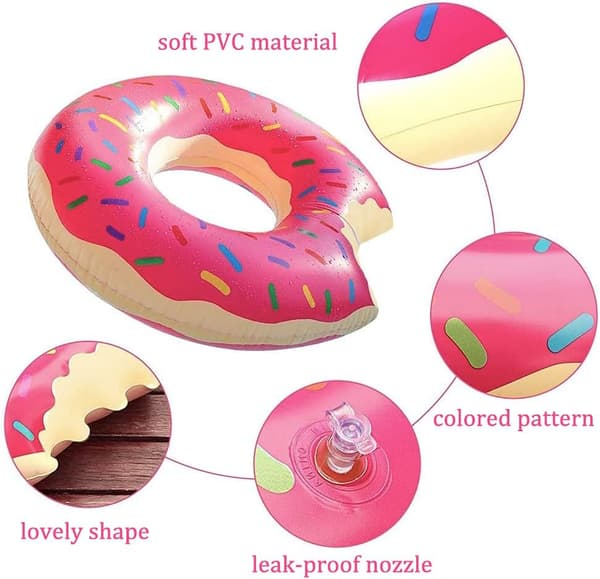 70 cm Svømme Ring, Svømme Ring Donut Bøye, Donut Formet Basseng