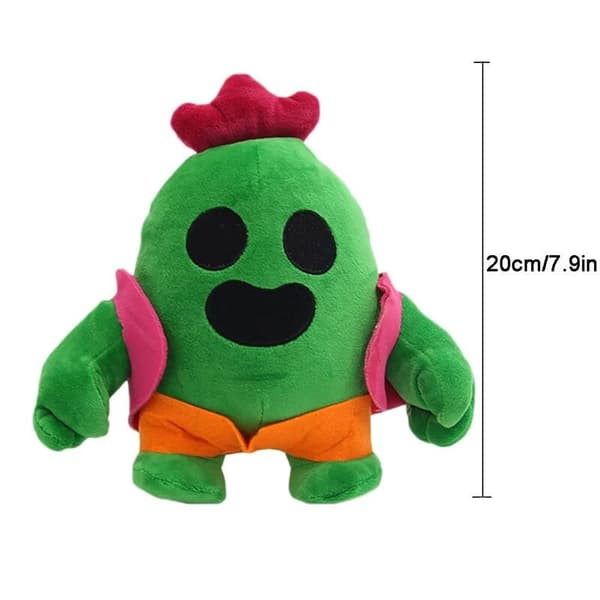 Cactus 20 Cm Animation Game Spike Stuffed Model Plyschdocka
