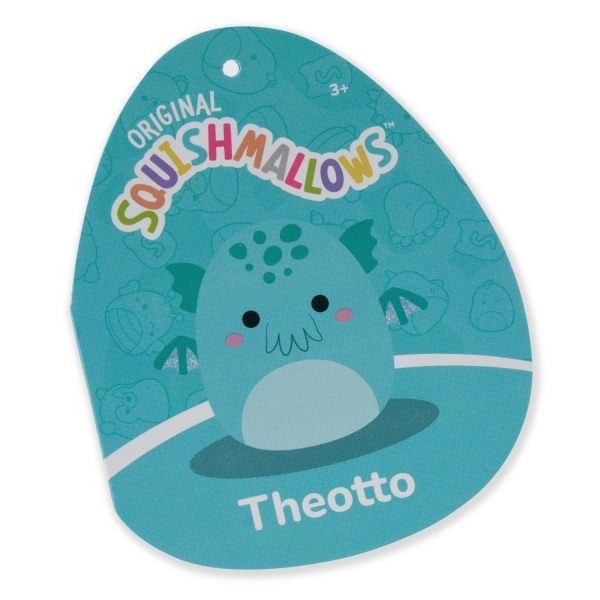 Squishmallows 9cm Clip On Theotto multicolor