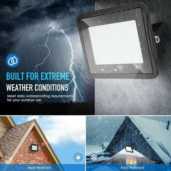 Hengda Outdoor LED Floodlight Rörelsesensor LED Floodlight 1700LM