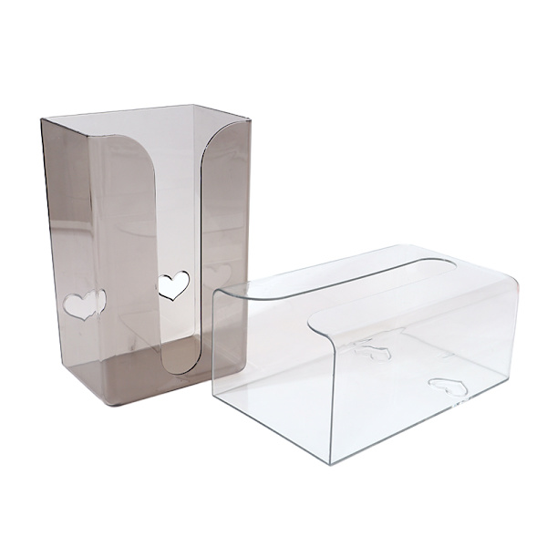 Vægmonteret Tissue Box Holder Rektangulær Wall Tissues Box Hol Gray