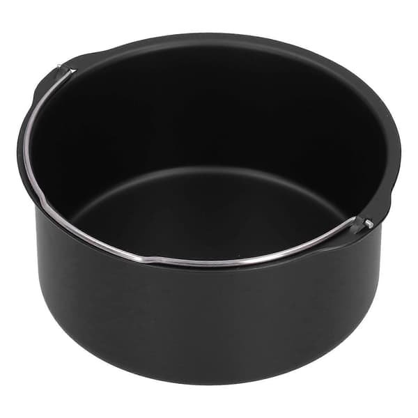 Kageform i kulstofstål, non-stick, bageform til køkken, tilbehør til elektrisk frituregryde (6 tommer)