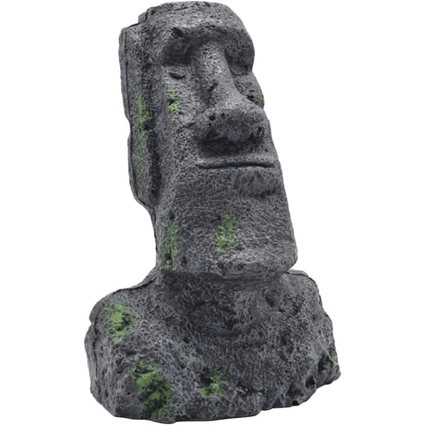 Easter Island Aquarium dekorationer harts Moai Statyer fisk