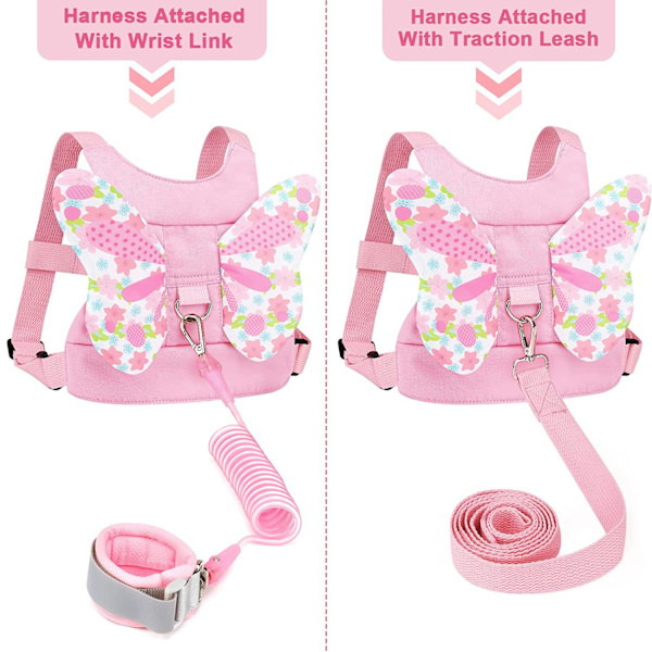 Anti-tabt Butterfly Rygsæksæt (tre-pak 20cm*18cm) med 360