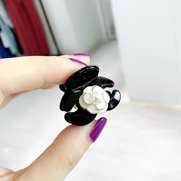 3st Elegant Camellia Hårklämmor Klo Kvinnor Blomma Hår Accessori