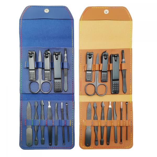 ##/Manicure Pedicure Sæt Negleklippere Sæt 12 Dele Manicure Pedicure##/