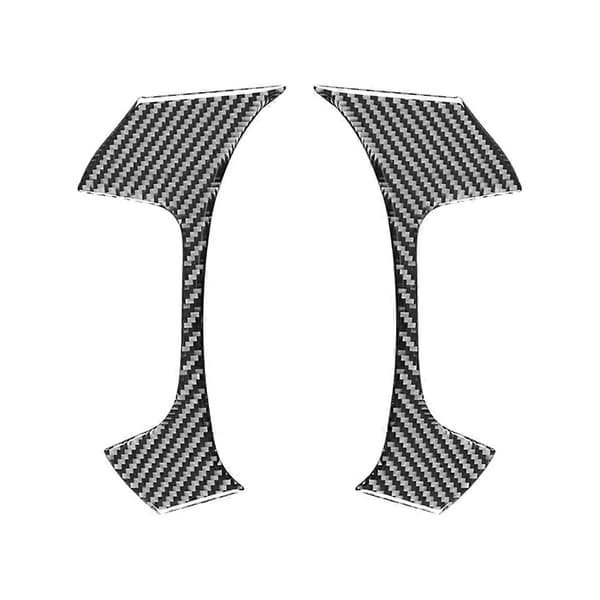 Til 2007-2013 Kulfiber Bil Rat Dekoration Cover Trim Interiør Tilbehør