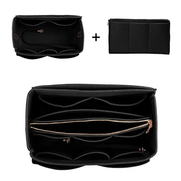 Ny organizer til kvinder i filttaske Drak Red 34X18X17CM