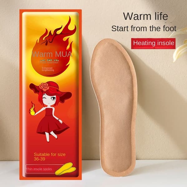 2 par selvopvarmende skosåler Keep Warm Paste HERR HERR men