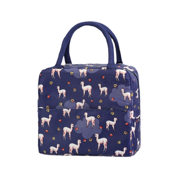 Bærbar oppbevaringsveske Termisk matboks Hold varm/kald silly and cute alpaca one-size