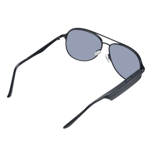 A9 Smart Glasses Bt Stereo Headset Polariserade Solglasögon Med Mic För Ridning Köra Fiske Springa Golf Utomhusaktiviteter Svart