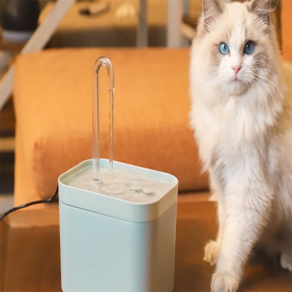 Cat Drinker Water Filter BLÅ EU PLUG 220V EU PLUG 220V blue EU Plug 220V-EU Plug 220V