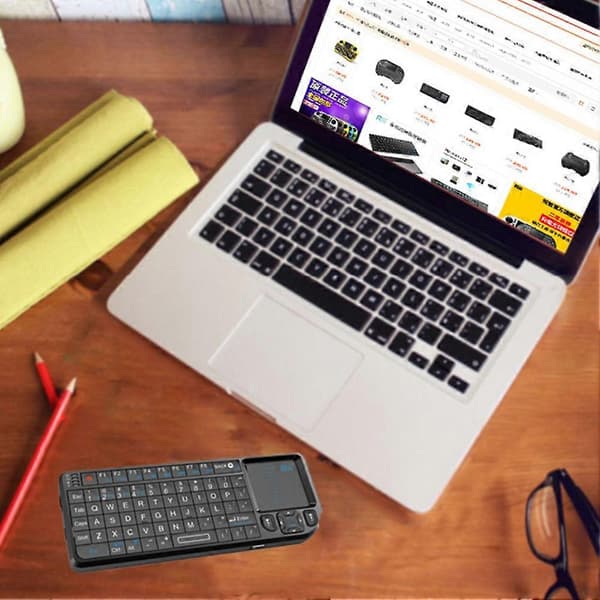 Mini X1 Ultra Mini 2.4G trådløst tastatur med touchpad-mus til bærbare computere/computere/Smart TV/Android Box