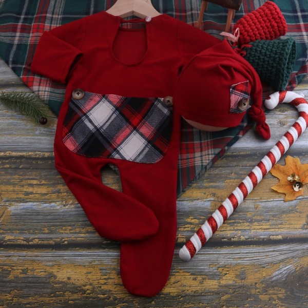 Jul Nyfödda Kläder Jul Nyfödd Fotografi Kläder Nyfödda Julfotografi Kläder för pojkar och flickor