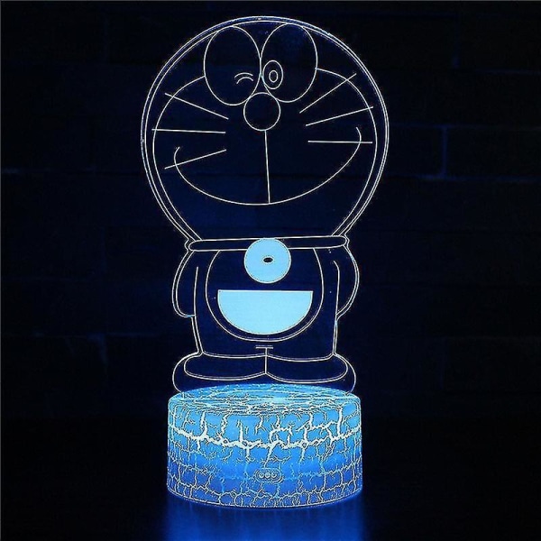 3D Illusion Lamp 7 Colors Optical Change Touch Light USB and Remote Control Art Deco Make A Romantic