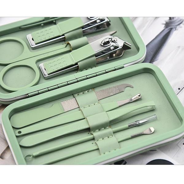 Män Kvinnor Nagelklippare Set 8 i 1 Manikyr Kit Personal Care Tool
