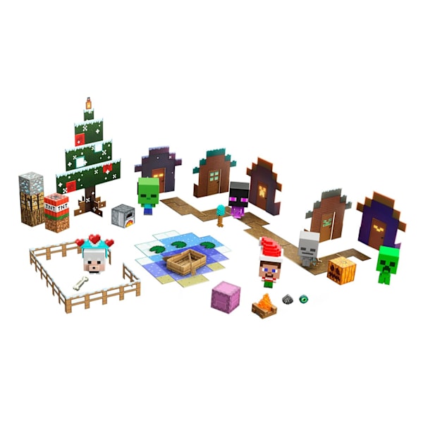 Minecraft, Mini Mobheads - Adventskalender 2022 multicolor