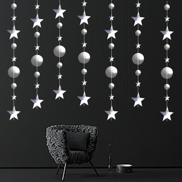 Julegull Finish Metall Girlander, Multi