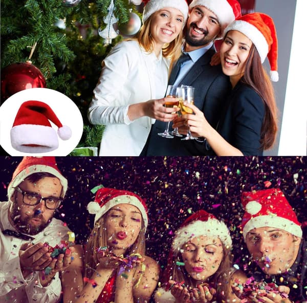 Julehatte deluxe Hatte Julemand Bulk Party Hatte til voksne