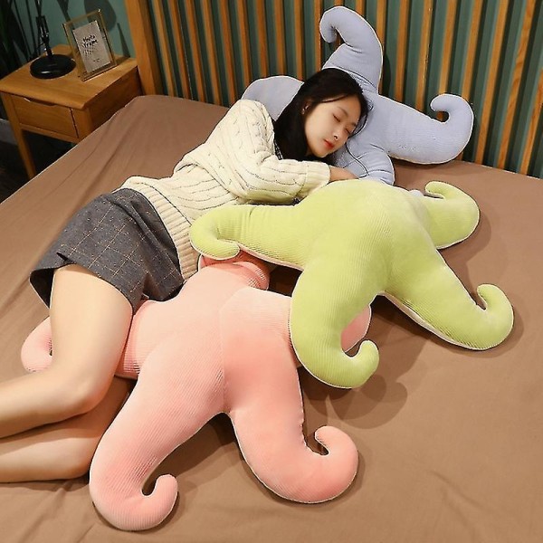 55/75 cm Kawaii Starfish Plyschleksak Marine Life Plyschkudde Havsdjur Sea Star Doll Sittkudde Sömnkudde Golvmattor i sovrummet