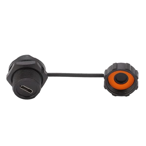 Vedenpitävä USB-liitin IP67 MICRO USB Naaras PCB-kortin takaliitin E10MCTF1F