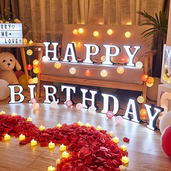LED Marquee Letter Lights-DIY Marquee Lights Up Le