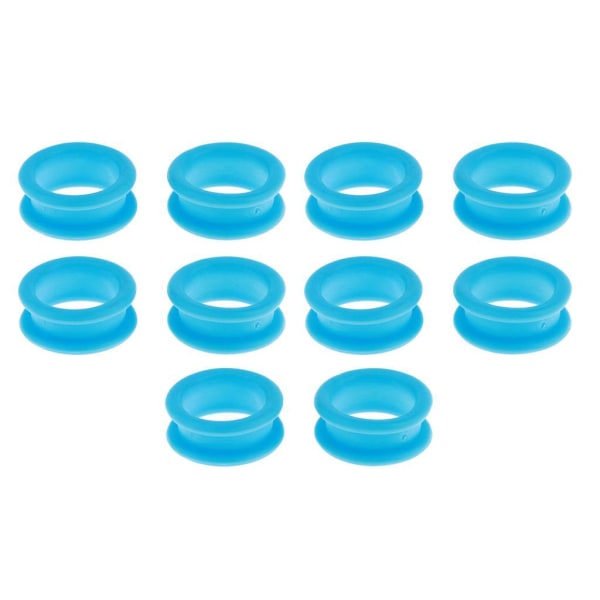 1/2/3/5 10x Barber Frisør Saks Fingerring Light Blue 10 pcs 1 Pc