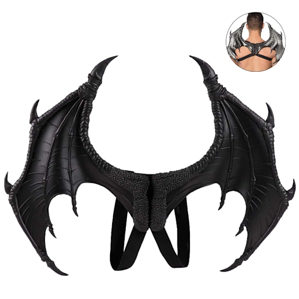 Dragon Wings Fladdermusvinge Halloween Mardi Gras Demon Kostym