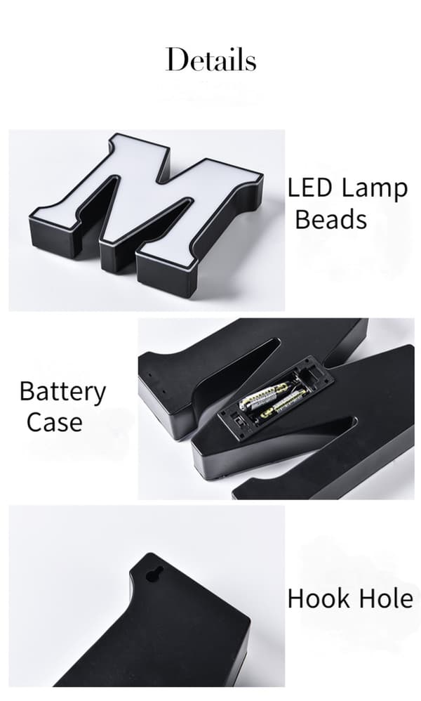 LED Marquee Letter Lights-DIY Marquee Lights Up Le