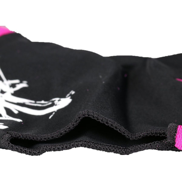 Elastisk Lycra 3 finger display billard skydehandske M rose m