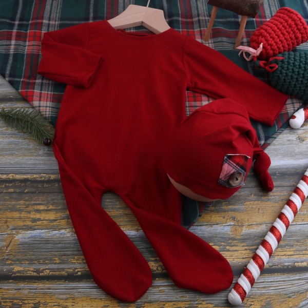 Jul Nyfödda Kläder Jul Nyfödd Fotografi Kläder Nyfödda Julfotografi Kläder för pojkar och flickor