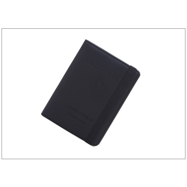 RFID paspose Rejse Læderetui Case sort black