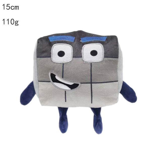 Numberblocks 1-10 Plysch Doll Toy Grey