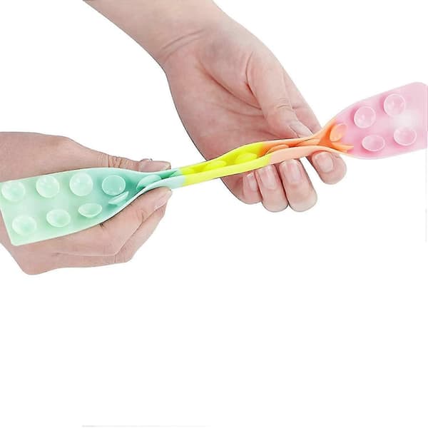 7 st Squidopop Fidget Leksaker, Stressreducerande Armbands Sugpropp, Bärbar Bubbel Fidget Sensorisk Leksak För