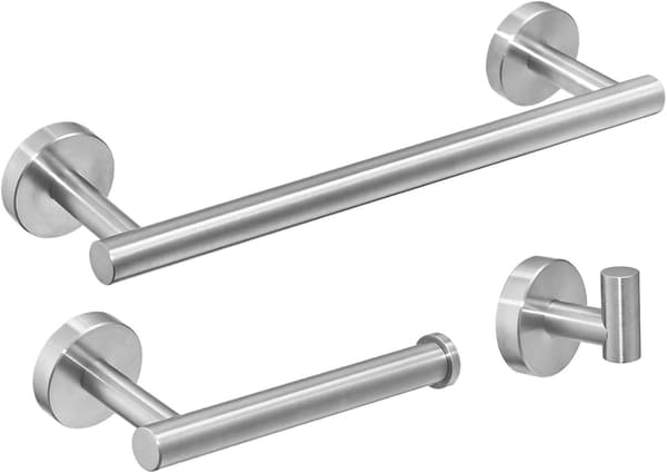 Baderom Håndkleholder/Toalettpapirholder/Krok, Rustfritt Stål