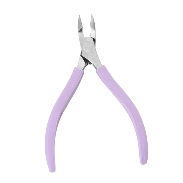 1/2/3/5 Rustfrit stål Neglebåndssaks Anti Slip Silikone Purple 11 x 6.8cm 1Set